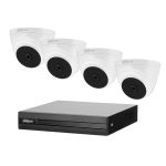 Kit HDCVI 4 Cámaras Domo/Bullet 1 TB Dahua