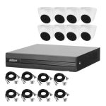 Kit HDCVI 8 Cámaras Domo/Bullet con disco 1 TB Dahua
